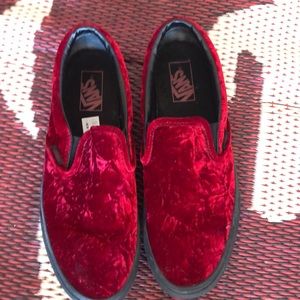 Red Velvet Vans